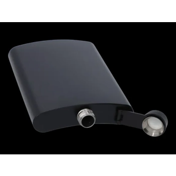 Piersiówka Czarna Stal Nierdzewna ok. 270 ml 9 OZ Jednolity Kolor Gentelo