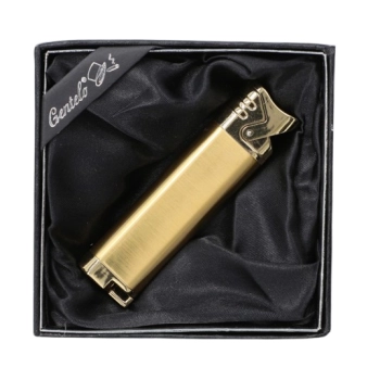 Zapalniczka Prezentowa Gazowa Regulowana Wielokrotnie Napełniana Złota