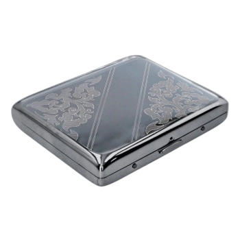 Papierośnica Grawer Rośliny w Narożnikach w Opakowaniu Prezentowym Gentelo