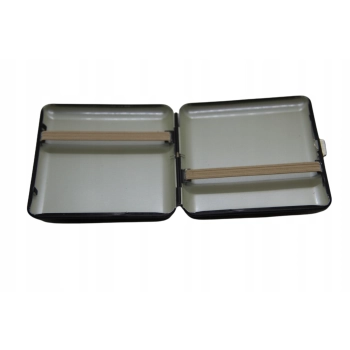 Papierośnica Metalowa w Stylu Pokerowym Kasyno z Nadrukiem Kart 777