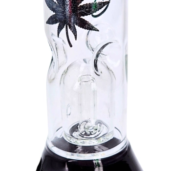 Bongo Szklane Fajka Wodna Perkolator Lodowa Komora Chillout Smoke 20 cm