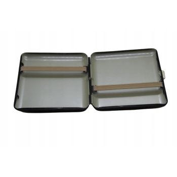 Papierośnica Metalowa w Stylu Pokerowym Kasyno z Nadrukiem Żetonów do Gry