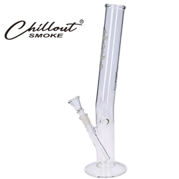 Bongo Szklane Chillout Smoke Wysokość 36 cm Fajka Wodna Tribal 14,5 mm