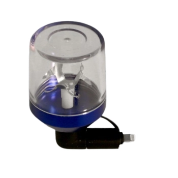 Niebieski Elektryczny Młynek do Tytoniu CBD Grinder Podłączany do Telefonu