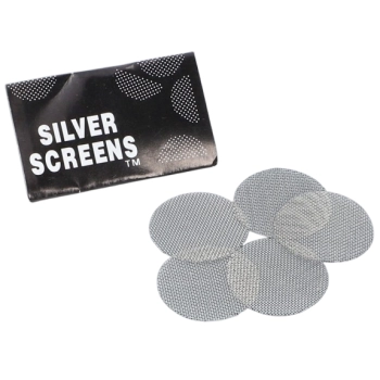 Cygarniczka Szklana Lufka w Oklejce Zestaw z 5 Sitkami Czarna Yin-Yang