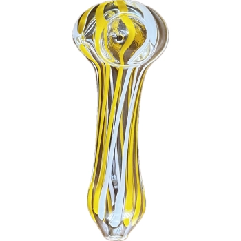 Cygarniczka Lufka Fifka Gruba Krótka w Białe i Żółte Paski