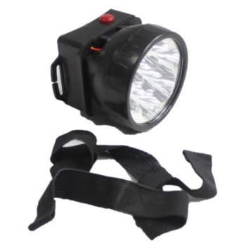 Regulowana Latarka Czołowa LED - Turystyczna Lampka Na Głowę