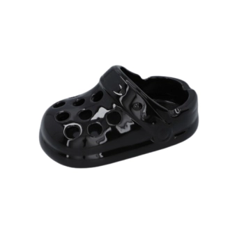 Czarna Popielniczka Ceramiczna w Kształcie Klapka Buta typu Crocs