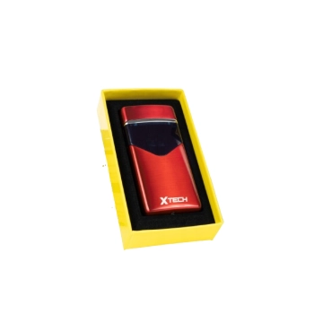 Elektryczna Zapalniczka Plazmowa Ładowana na USB z Diodą LED xTech Czerwona