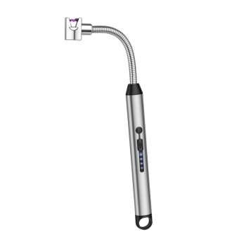 Srebrna Zapalniczka Plazmowa Kuchenna Podłużna Elektryczna do Grila Tekan