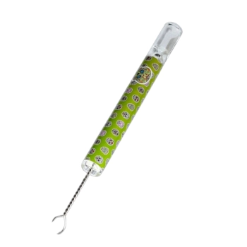 Cygarniczka Szklana Fifka Lufka ze Szczoteczką 11 cm Chillout Smoke