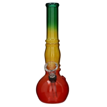 Rasta Bongo 20 cm - Szklane Fajka Wodna z Akcesoriami Chillout