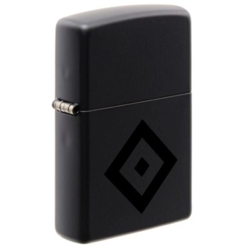 Czarna Zapalniczka Benzynowa Zippo Black Matte z Rombem