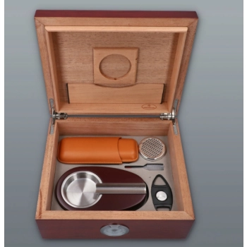Humidor ze Wszystkimi Potrzebnymi Akcesoriami w Zestawie
