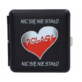 Papierośnica Metalowa dla Patrioty Kibica Polacy Nic Się Nie Stało Gentelo