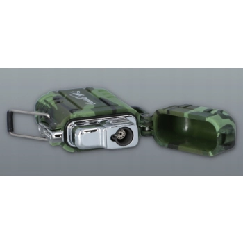 Zapalniczka Gazowa w stylu Survivalowym typu Jet w Kolorze Moro Wojskowym