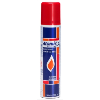 Duża Butelka Gazu do Napełniania Zapalniczki Palnika Atomic 300 ml