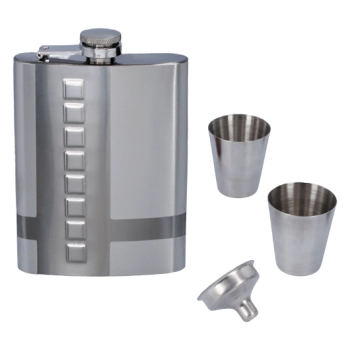 Zestaw Prezentowy Gentelo:  Szachy + Piersiówka + Kieliszki + Lejek