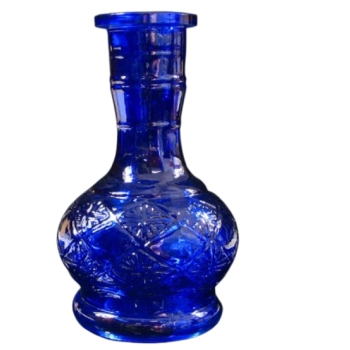Niebieski Dzban do Sziszy Średni Butla do Fajki Wodnej Wazon Nargile Hookah