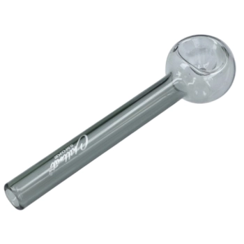 Cygarniczka Szklana Fifka Lufka Dulawka Fajeczka Łyżeczka Szara 12 cm