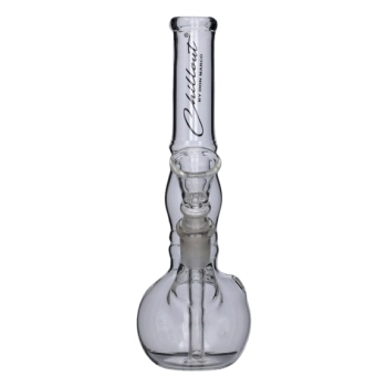 Bongo szklane Chillout 20 cm fajka wodna profilowana przezroczysta