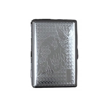 Srebrna Metalowa Papierośnica SLIM – Klasyczny Design dla każdego