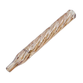 Cygarniczka Szklana Fifka Lufka 12,6 cm Bursztynowy Chillout Smoke