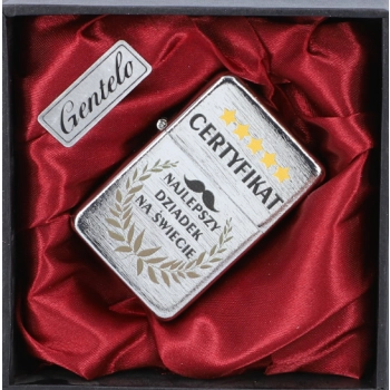 Luksusowa Zapalniczka Benzynowa dla Najlepszego Dziadka Gentelo