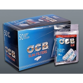 Filtry OCB SLIM 6 mm do Kręconych Papierosów - 150 szt.