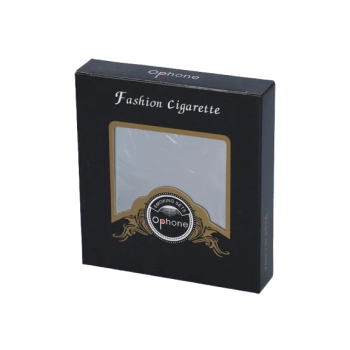 Metalowa Papierośnica Srebrna Chrom w Jednolitym Kolorze Gentelo