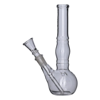 Bongo szklane Chillout 20 cm fajka wodna profilowana przezroczysta