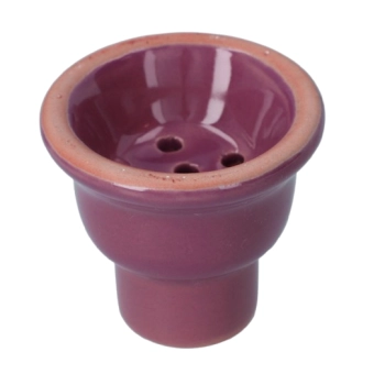 Cybuch do Shishy Hookah Bowl do Sziszy Ceramiczny Duży Fioletowy