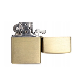 Złota Zapalniczka Benzynowa z Gotowym Grawerem Instrumentów Trąbka xTech