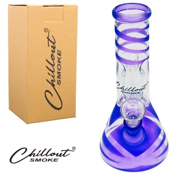 Bongo Szklane Chillout Smoke 20 cm Perkolator Lodowa Komora Fajka Wodna