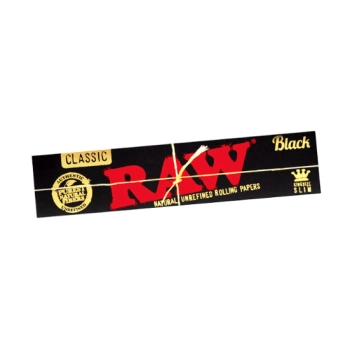 Bibułki RAW BLACK King Size Slim