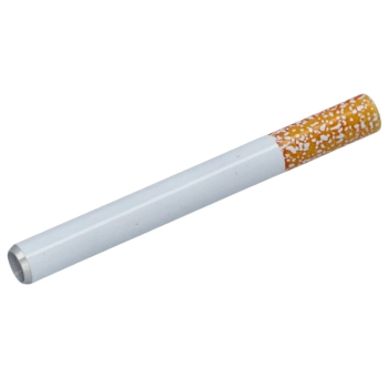 Fajka Metalowa w Kształcie Papierosa, Średnica 6 mm, Długość 7,5 cm