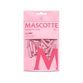 Filtry Mascotte Active Slim 6 mm 50 szt. w saszetce