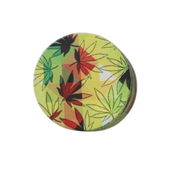 Młynek do Tytoniu Suszu Ziół CBD „Color Leaves” – pastelowe liście konopi