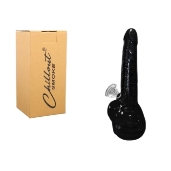 Czarne Bongo Szklane Śmieszne Zabawne Fajka Wodna w Kształcie Penisa