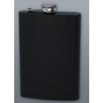 Piersiówka Gentelo 270 ml Stal Nierdzewna Czarna Matowa w Pudełku