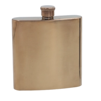 Elegancka Piersiówka Stalowa Gentelo 180 ml w Czarnym Pudełku