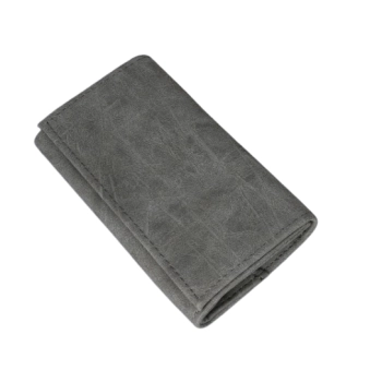 Etui na Tytoń w Jednolitym Kolorze bez Wzorów Portfel Szare