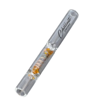 Zwężana Cygarniczka Szklana Fifka Lufka ze Sprężynką 11 cm Chillout Smoke