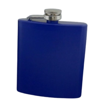 Elegancka Niebieska Piersiówka ze Stali Nierdzewnej 180 ml marki Gentelo