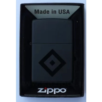 Czarna Zapalniczka Benzynowa Zippo Black Matte z Rombem