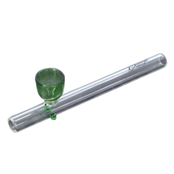 Cygarniczka Szklana Fifka Lufka z Barwionym Cybuchem 14 cm Chillout Smoke