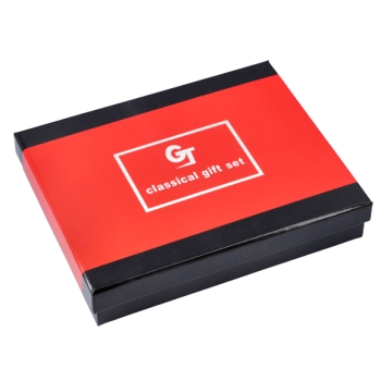 Srebrna Piersiówka Pokryta Ekoskórą + 4 Kieliszki i Lejek w Zestawie