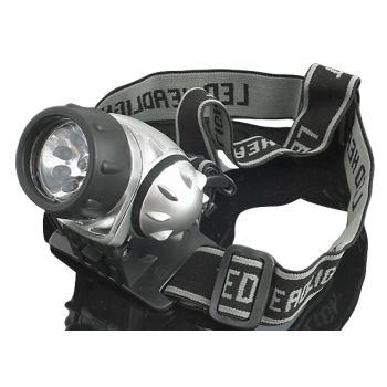 Lampka Latarka Czołowa na Głowę Turystyczna Warsztatowa Terenowa 7 LED
