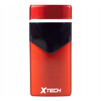 Elektryczna Zapalniczka Plazmowa Ładowana na USB z Diodą LED xTech Czerwona