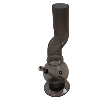 Czarne Akrylowe Bongo Wodne Duże bez Wzorów - 31 cm